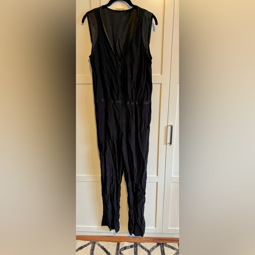 BASH jumpsuit with satin details in size M